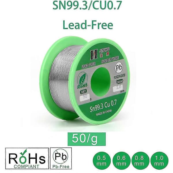 50g - S Tråd 0.8mm Uned Rosinkjerne For S Rohs