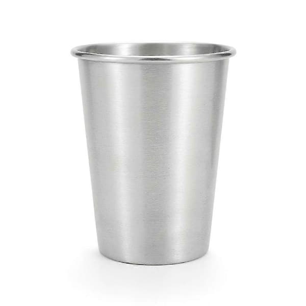 304 Rostfritt Stål Metallkopp Ölkoppar Vitvinsglas Kaffemugg Drickande Kaffe Te Mugg Set