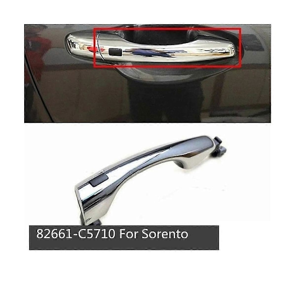 1 stk Induktiv Dørhåndtak Utside 82651c5710 82661c5710 For Sorento 2015-2019 Dra Ha