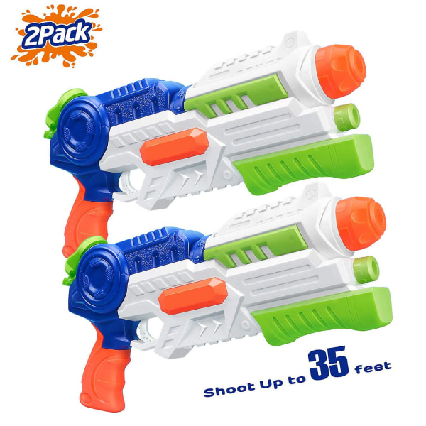 2 st Super Soaker vattenpistol barn stor kapacitet vattenpistol