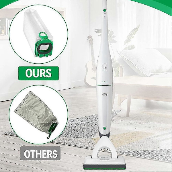 Erstatningsposer S D for Vorwerk Kobold Vb100 Fp100 støvsugertilbehør støvsugerposer