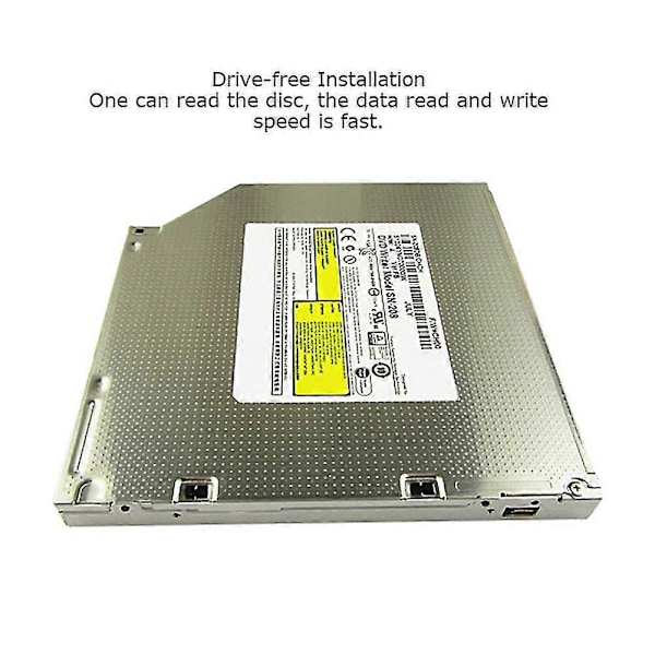 DVD-enhet för -208 -l633 12,7 mm Sata Seriell Dvd Vcd D9 Läs och Bränn Inbyggd Optisk Enhet