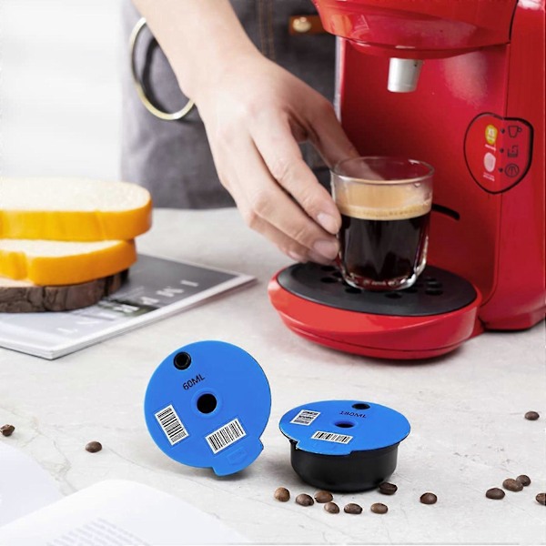 Återanvändbar Kaffekapsel Pod För Kaffebryggare Påfyllningsbara Kaffeskivor För Bo-sch Maskin-60ml