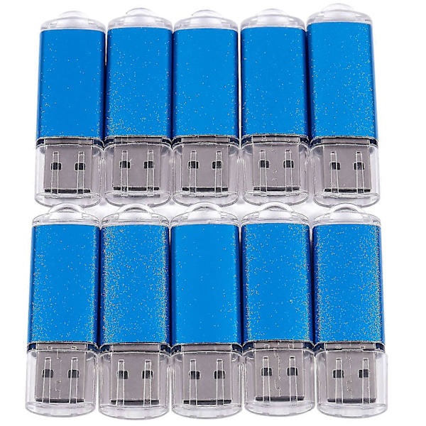 10 X USB-minne 2.0 Minne Stick Flash Drive 128mb