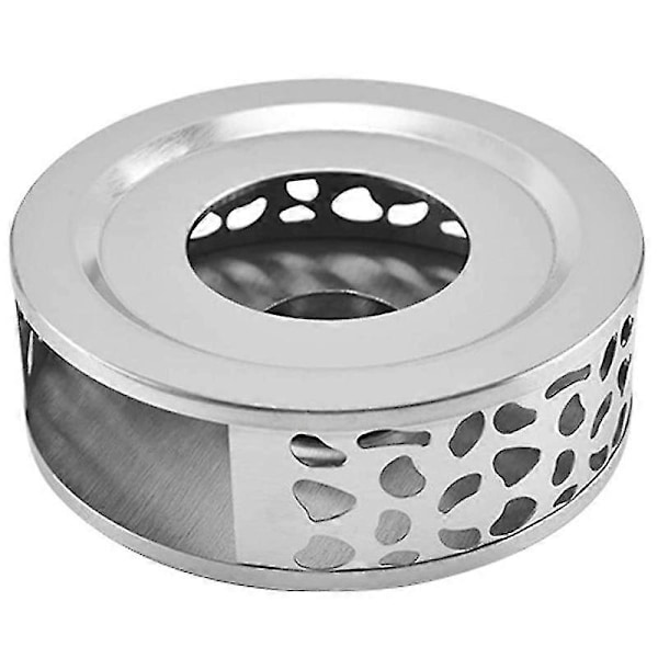 Tevarmer Kaffevaremer Fremstillet af Rustfrit Stål med Tealight Holder Tebase Hul Udskåret Design