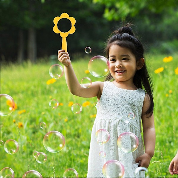26 st Bubble Wand Stor Såpbubbelstav med Bricka Barn Sommar Utomhusleksaker Party Favörer