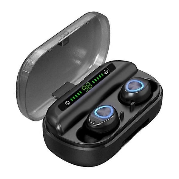 V10 LED Display Trådløs Bluetooth-kompatibel 5.0 In-Ear Høretelefon Touch Kontrol Headset