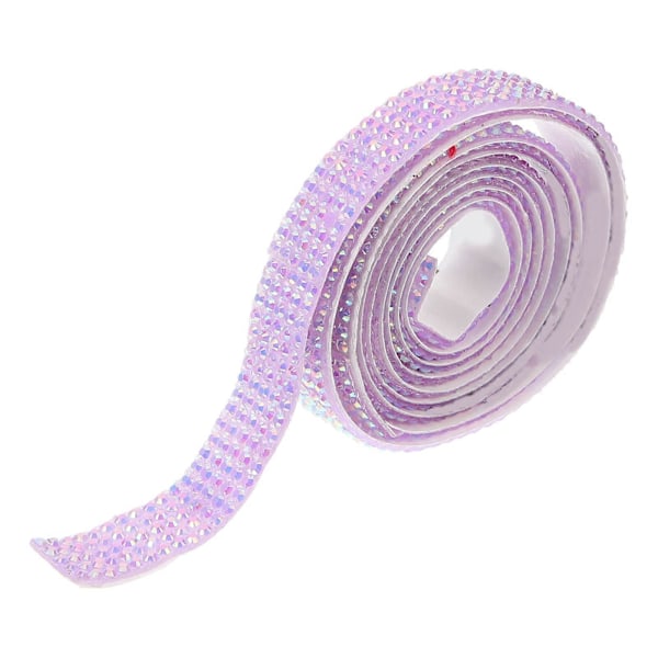 1 Rulle Självhäftande Rhinestone Bling Band Rhinestone Remmar för DIY Kläder Hantverk