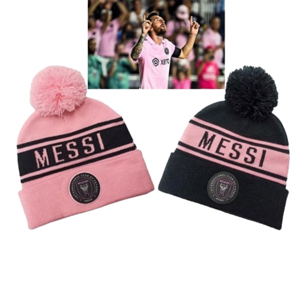 23-24 Miamin neulottu pipo, uusi pipo miehille ja naisille syksyyn ja talveen, lämmin ja kylmää kestävä korvasuojapiipo, opiskelijan Baotou-pipo pink