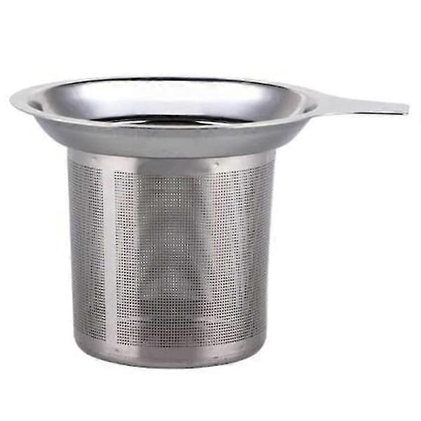 Genanvendelig Teinfuser i Rustfrit Stål - Te-si - Tekande - Te-blad - Krydderi-filter - Drikkevarer