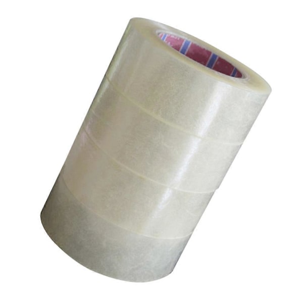 4 Rullar Förslutningstejp Transparent Packtejp Frakttejp Ger Starkt Säkert Klibbigt Förslutning för Dina Lådor 45mmx50m (Transparent Beige)