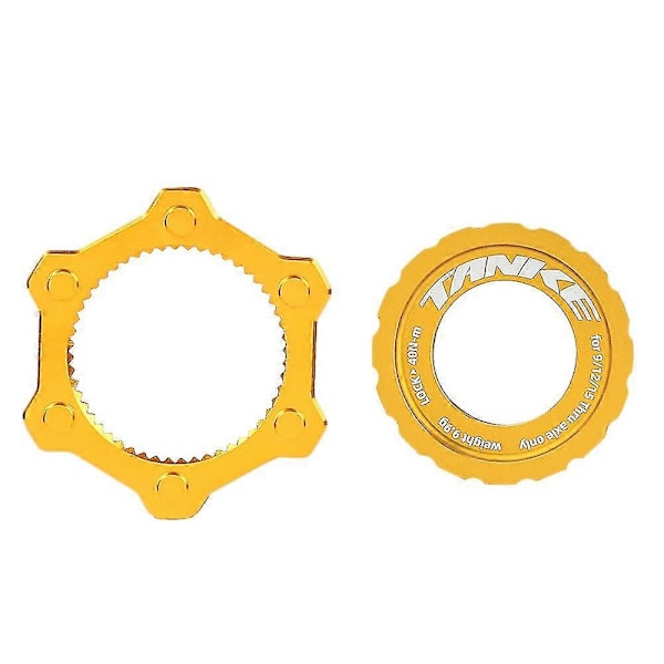 Cykel Nav Center Lock Til 6 Huls Adapter Nav Midterlås Konvertering 6 Bolt Rotor Skivebremse Tilbehør