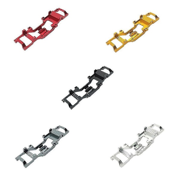 Til Fcx24 Metal Chassis Ramme Bjælke 1/24 Rc Crawler Bil Opgraderingsdele Tilbehør, sort