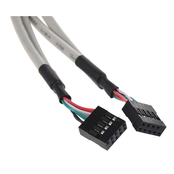 Bundkort 4 Port USB 2.0 Til 9 Pin Header Bracket Forlængerkabel