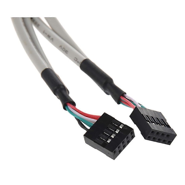 Moderkort 4 Portar Usb 2.0 Till 9-Pin Header Bracket Förlängningskabel