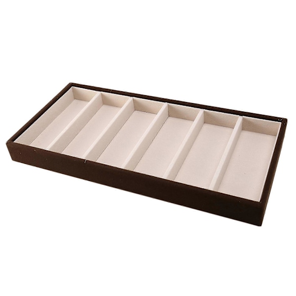 Displaykasse til 6 briller, solbrilleboks, briller, displaybakke H, smykke bakke, T
