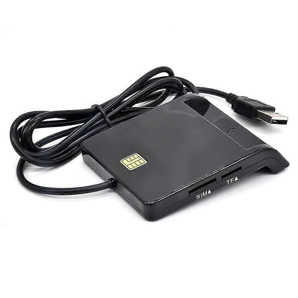 USB Smart Card Reader Hukommelse Id Bank Emv Elektronik Dnie Dni Sim Connector Adapter Egnet Til Co