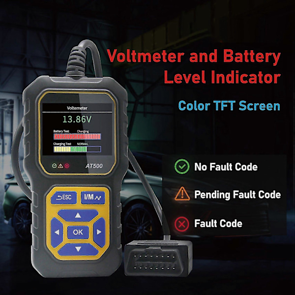 At500 Auton OBD OBD2 Scr Auton Moottorin Vianmääritystyökalu