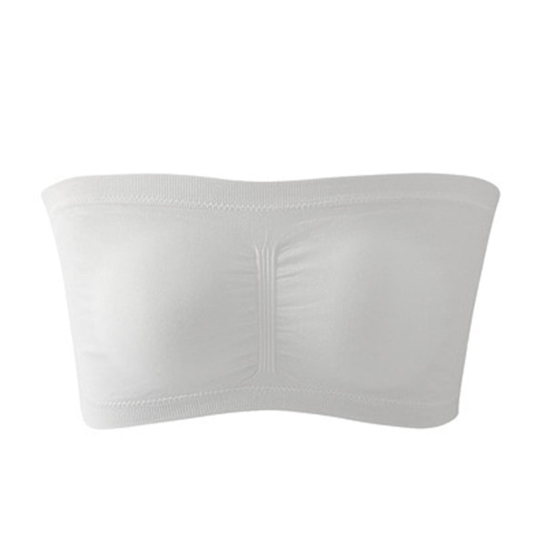 Ultimate Lifter Joustava Olkaimeton Rintaliivi, Irrotettava Pehmustettu Bandeau-toppi, Koko 8-XL, Beige White 4XL