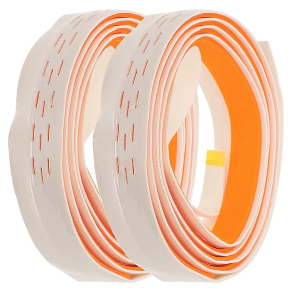 2 stk. Sklisikker Racket Tape Elastisk Racket Grep Tape Perforert Tape for Badminton