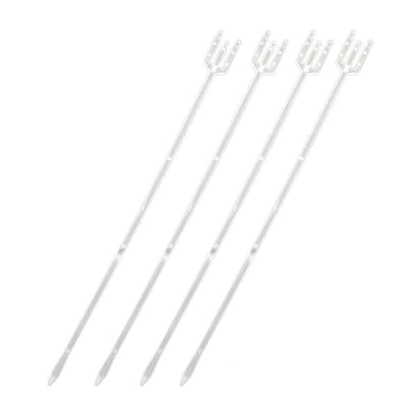 80 st 24cm Transparent Bukett Förpackningsmaterial Kort Buketthållare