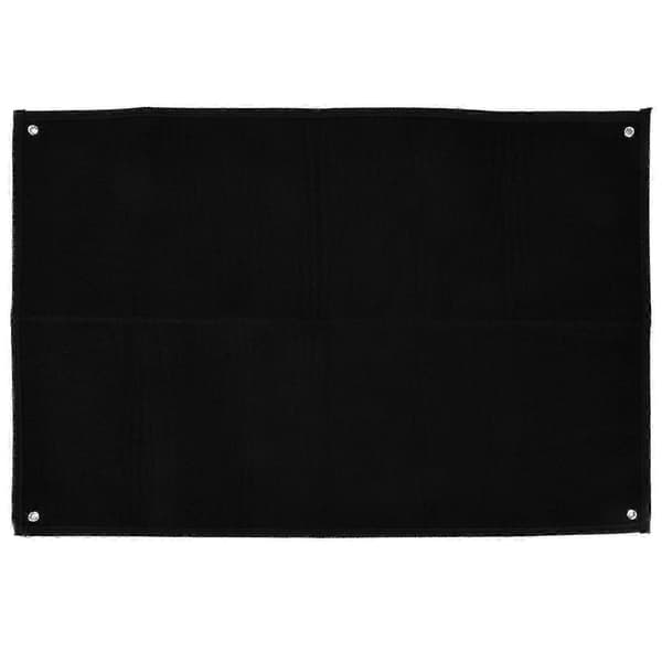 Militær Patch Samling Display Panel Veggoppheng Holder For Moralsk Borrelås Emblemer Svart