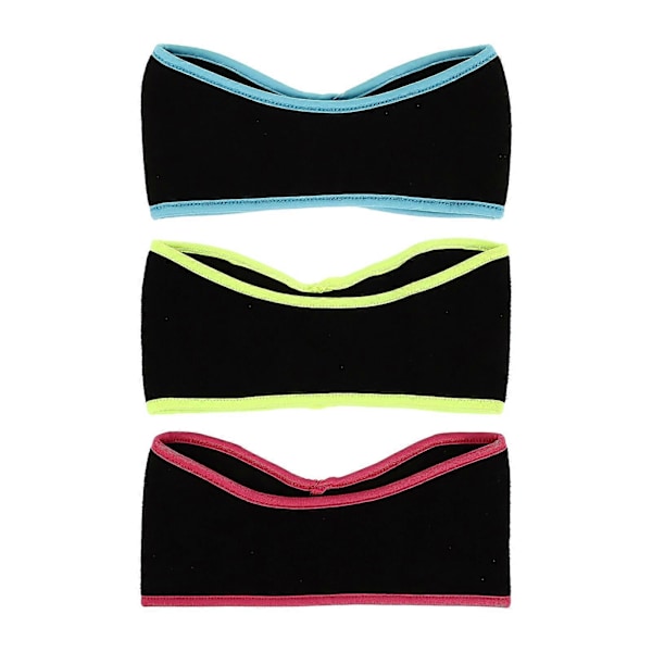 3 stk. Hodebånd i polyester, dekorative hodebånd, multifunksjonelle hodebånd