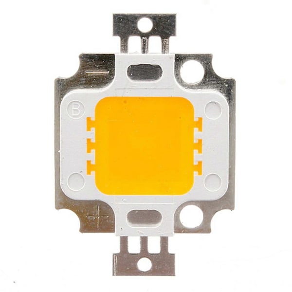 3w High Power Star Led Lys Lampe Pære (hvid) & 10w Led Cob Chip Projektør Floodlight Spotlight L