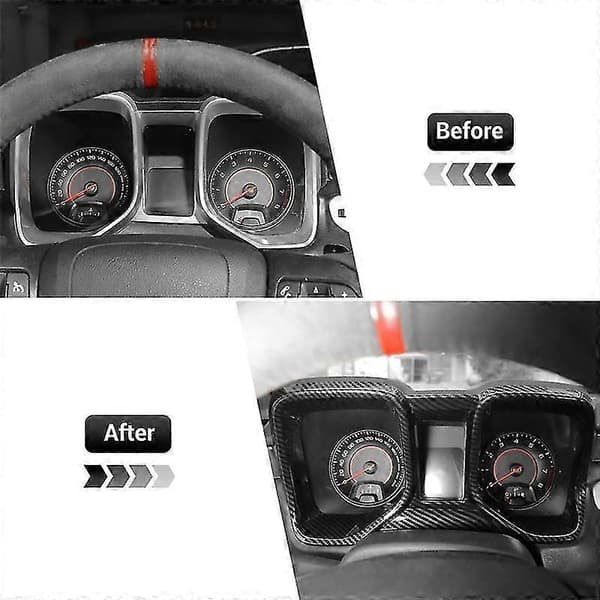 Dasard Panel, Instrumentbræt Ramme Indfatning Til 2010-2015 Chevy Tilbehør, Abs Fiber