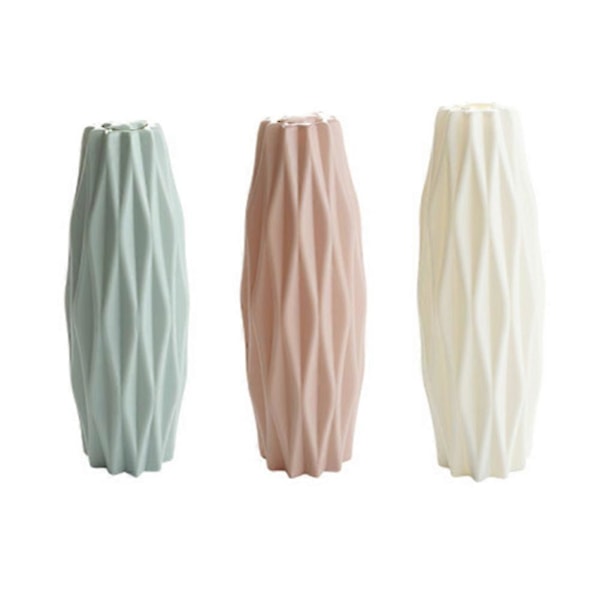 3 st Nordisk Stil Vas Hem Blomsterarrangemang Behållare Skrivbordsdekoration Mode Blomvas för Hemmakontor