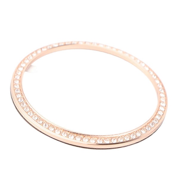 Diamantmontert Bezel Ring Bezel Loop Deksel Anti Ripe Kollisjonsbeskyttelse Kompatibel for Galaxy Watch (46mm, Rose Gull)