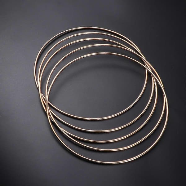 10 st Drömfångare Järnring DIY Drömfångare Rund Ring DIY Drömfångartillbehör (50mm)
