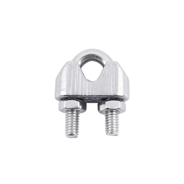 4 stk. Kabelklemme i rustfrit stål til 5/32 tommer 4 mm wirer