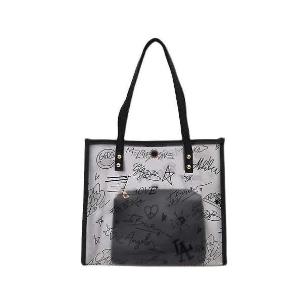 D91 Outdoor Beach Bag Fe Bag Fash Transparent Bag Casual -shoulde