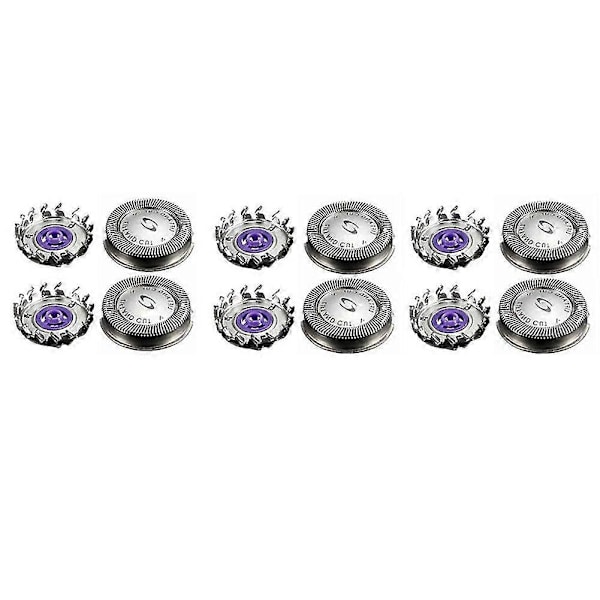 6 stk. Hq56 Erstatningshode Barberblad For Barbermaskin Hq3 Hq4 Hq55 Hq56 Hq6900 Hq6868 Hq5812 Hq6874 Raz