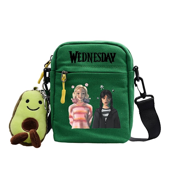 Wednesday Adams Axelväska Spel Anime Messenger Bag style 4