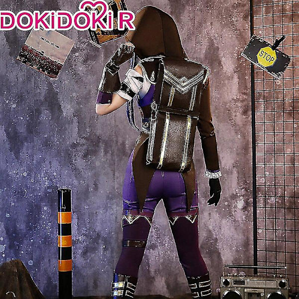 Snabb Leverans Förhandsförsäljning Dokidoki-r League Of Legends Spel Cosplay Caitlyn Cosplay Kostym Arcane Lol League Of Legends Spel Cosplay Caitlyn Costume L