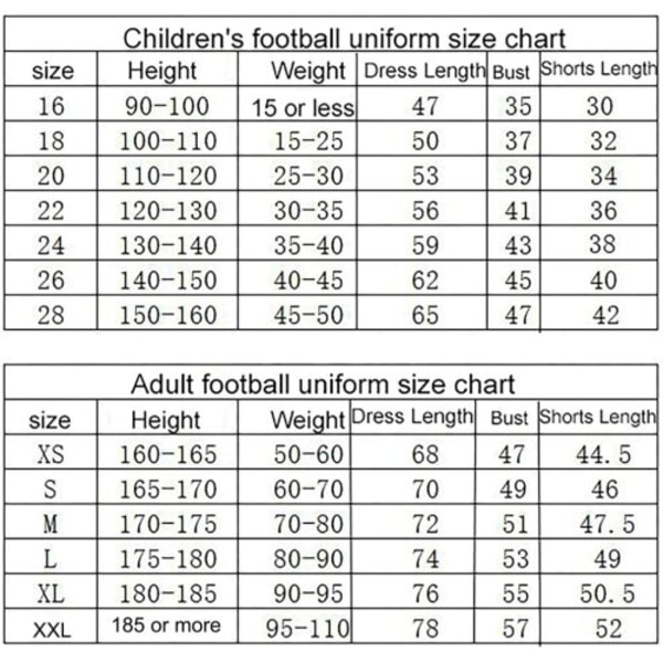 22-23 Kids Argentina Fotbollsdräkt Messi-tröja XL