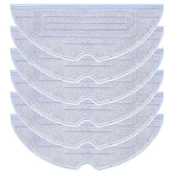 12 stk. Moppeklud til S7 T7s T7plus G10 Robotstøvsuger Mikrofiber Vibrarise Moppepude Udskiftning