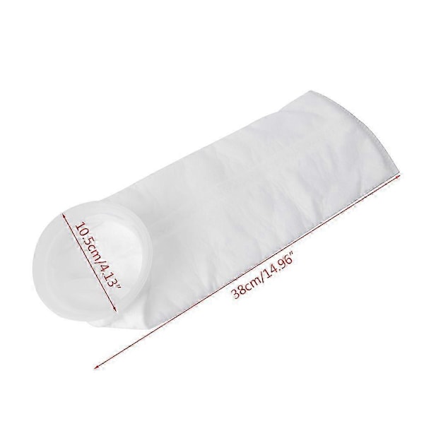 Akvariefilterpose 100 Micron Mesh Poser 4in Ring til Ekstra Fine Resiner Filter s202412121228