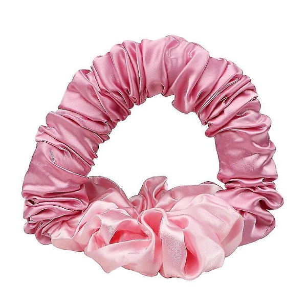 Varmløs Krøll Scrunchie Sove Hårstrikk Sateng Elastisk Hårknute Tilbehør Hårkrøller