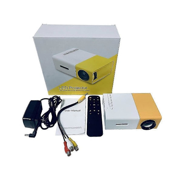 Yg300 Pro Led Mini Projektori 1080p Full Hd Tuettu -yhteensopiva Usb Av Tf Kannettava Kotimedia Toisto