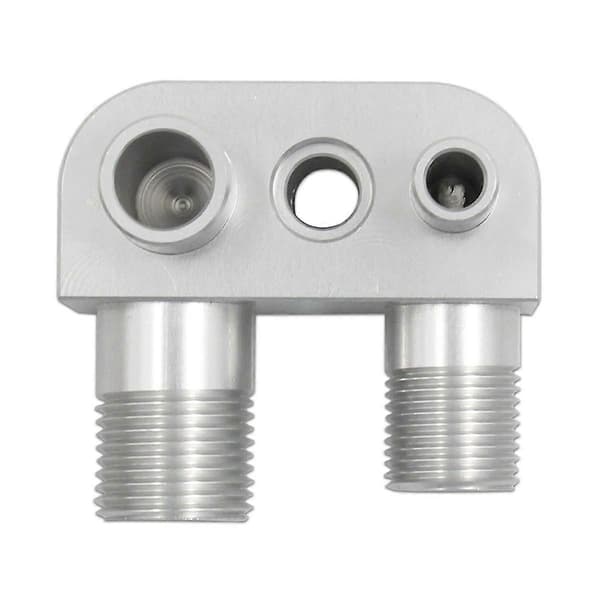 För LSX LS3 Motorbyte Konvertering A/C Linje Kompressor Adapter Anslutning, AC Kompressor Aluminium Adap s2024121229