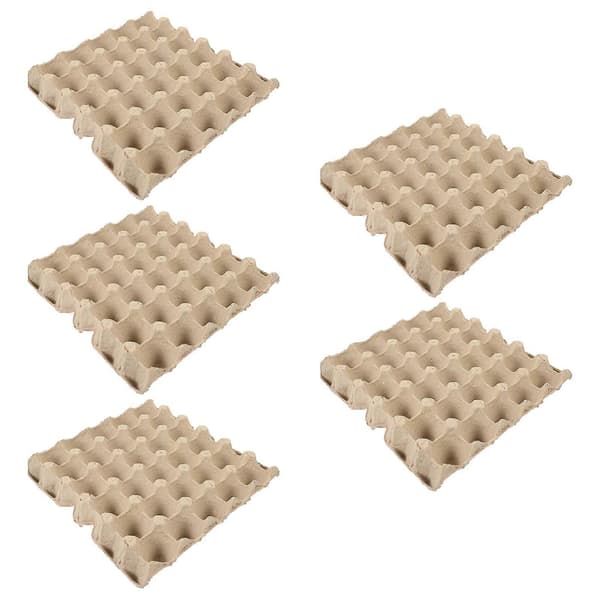 5 st Tom Äggkartong Äggbricka 30-pack Pappersmassa Ägglåda Pappersmassa Äggfack