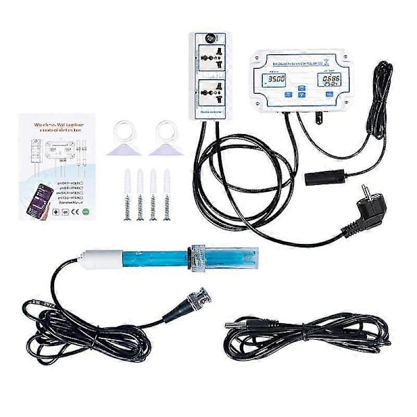 3-i-1 Wifi Detektor Ph/ity/temp Elektrisk Bnc Typ Sond För Rium Hydroponisk