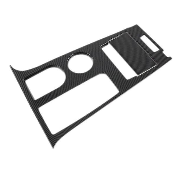 2 stk. Auto Kulfiber Central Gearskifte Panel Kontrolpanel Mærkat Interiør Modifikation Til Sienna