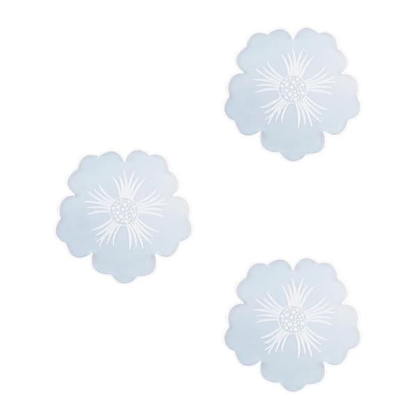 3 stk. Brikforme til harpiksstøbning Blomst Epoxy Håndværk DIY Brikfremstillingsforme