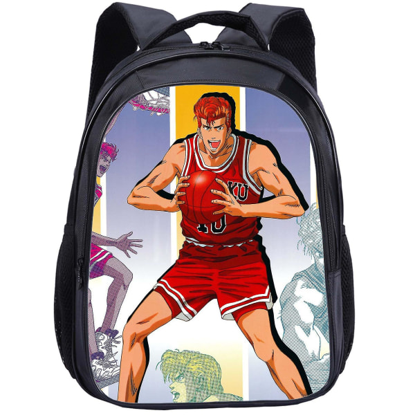 Slam Dunk Ryggsäck med Tryck för Tonårspojkar Flickor Väskor Canvas Student Skolväskor style 7