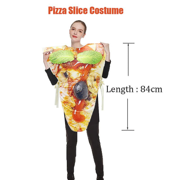 Par Pizza Croissant Munk Jordgubb Avokado Tonfisk Toast Fancy Dress Kostym 2023 Mat Halloween Kostym För Vuxen Pizza