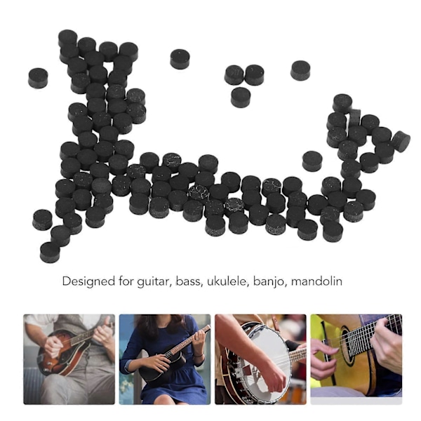 100 st Guitar Fingerboard Dots Positionsmarkeringar Inlägg Block Luthier DIY Verktyg Delar Tillbehör